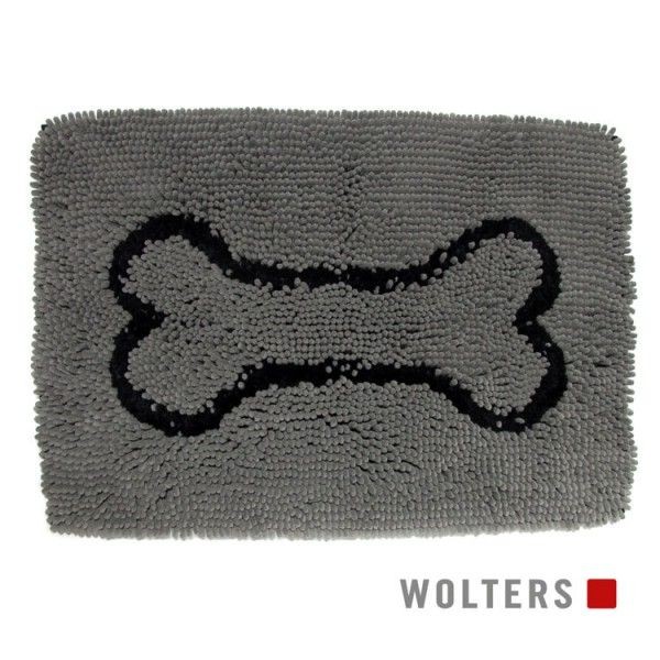 WOLTERS Dirty Dog Doormat Small 58 x 40 cm grau