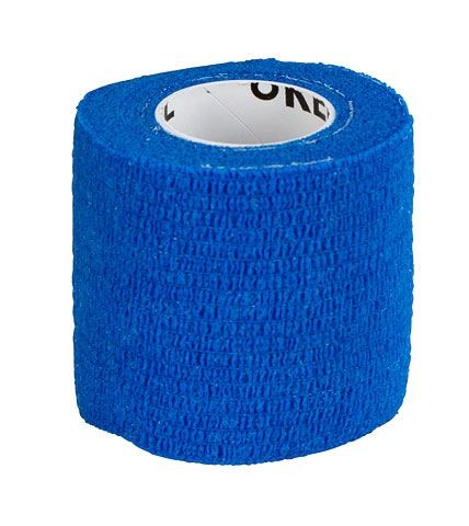 Equilastic selbsthaftende Bandage 5 cm blau