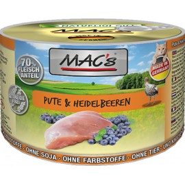 MAC´s Cat Pute & Heidelbeeren 200g