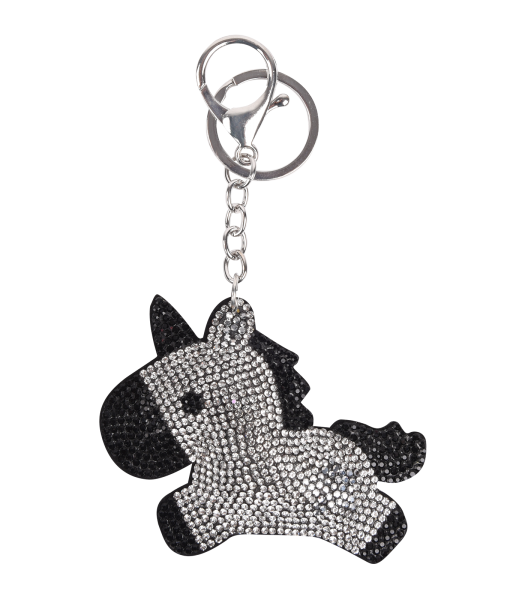 ANHÄNGER EINHORN klein silber/schwarz