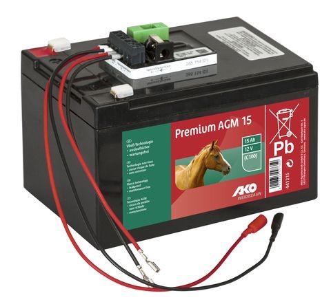 Gel-Akku 12 Volt, 12 Ah; 230 Volt Netzladeteil