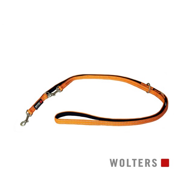 WOLTERS Leine Soft&Safe reflek 200cmx20mm oran/sch