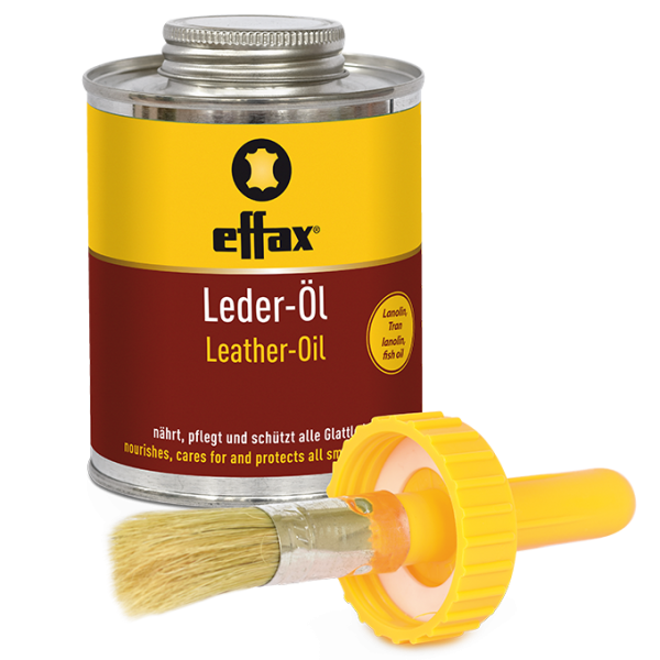 effax® Leder-Öl Dose mit Pinsel 475 ml