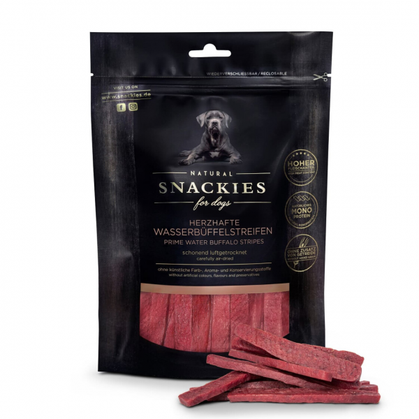 Snackies Herzhafte Wasserbüffelstreifen 170g