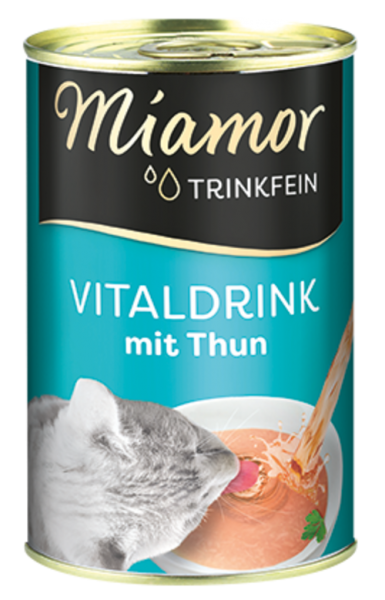 Miamor Trinkfein Vitaldrink mit Thun. 135 ml