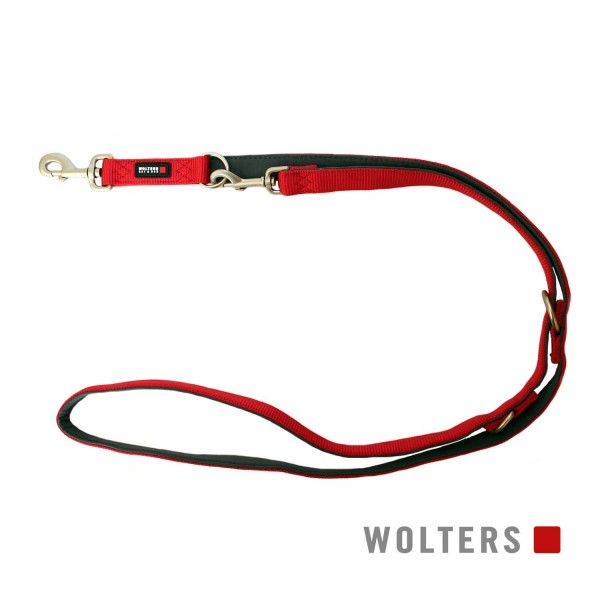 WOLTERS Leine Prof. Comf. 200cmx20mm cayenne/grau