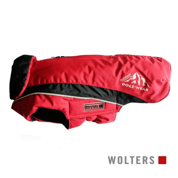 WOLTERS Skijacke Dogz Wear m.RV 46cm rot/schwarz