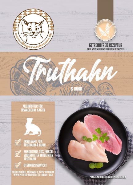 Bayernschmaus Katzenfutter Truthahn 5kg