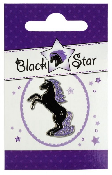 Pferde-Pin "Black Star"