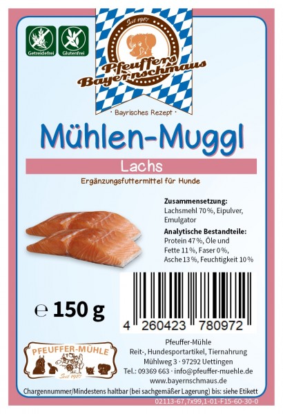 Mühlen-Muggl Lachs Getreide- & Glutenfrei 150g