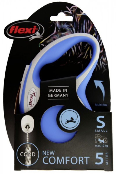 flexi New Comfort Seil, S: 5 m, blau