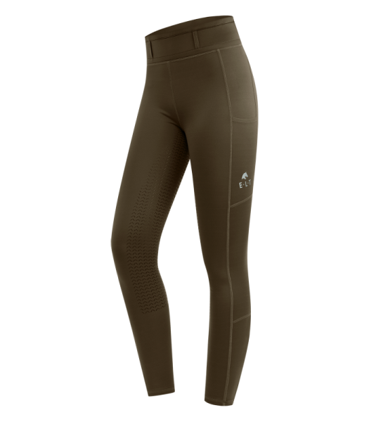 THERMO-REITLEGGINGS ELLA grünbraun 152