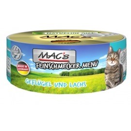 MAC´s Cat Feinschmecker Geflügel, Lachs & Ei 100g
