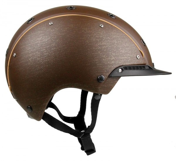 Casco Reithelm Champ- 3 braun Gr. S 52-56cm