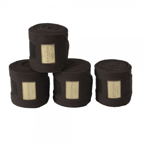 ESKADRON Bandagen FLEECE blackmocca WB-FULL 4er