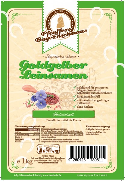 Goldgelber Leinsamen 1 kg