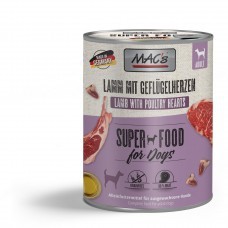 MAC´s Dog Lamm & Geflügelherzen 800g