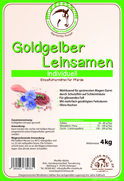 Goldgelber Leinsamen 4kg