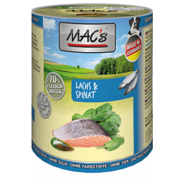 MAC´s Dog Lachs mit Pasta & Spinat 400g