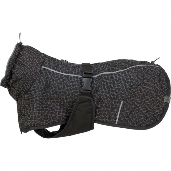 Trixie Mantel Limoux Reflect, hologr, L, Rücken 62