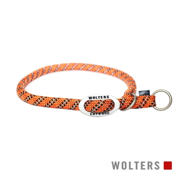 WOLTERS Schlupfhalsband reflekt. orange/schw 50cm