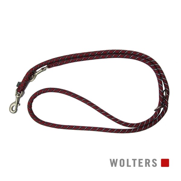 WOLTERS Leine Everest reflek. 300cmx13mm rot/schw