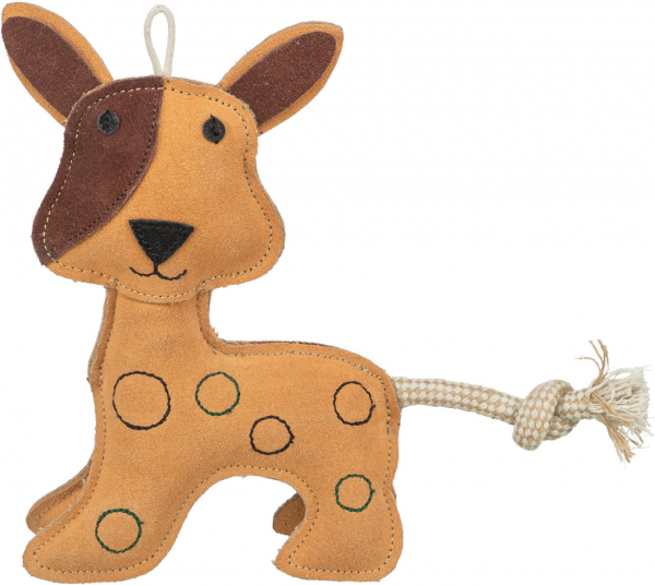 Trixie Hund mit Tau und Leder