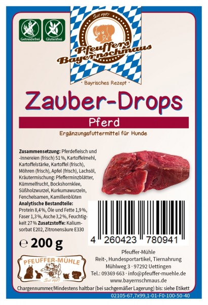 Zauber-Drops Pferd Getreide- & Glutenfrei 200g