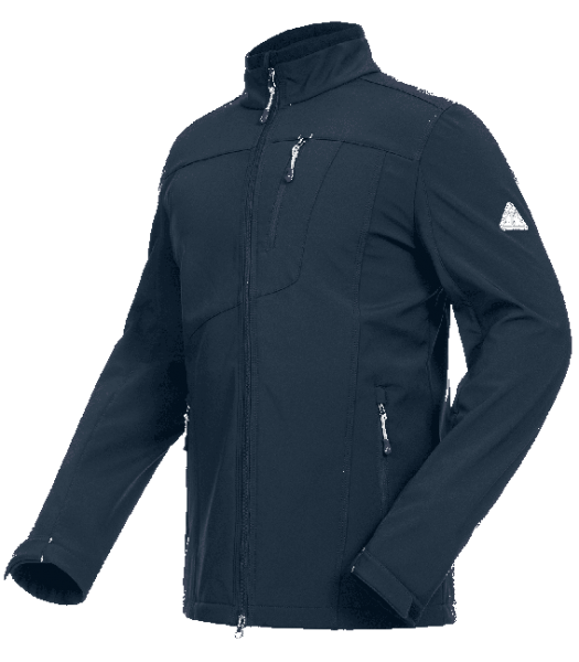 Herrensoftshelljacke Nils, nachtblau, XL