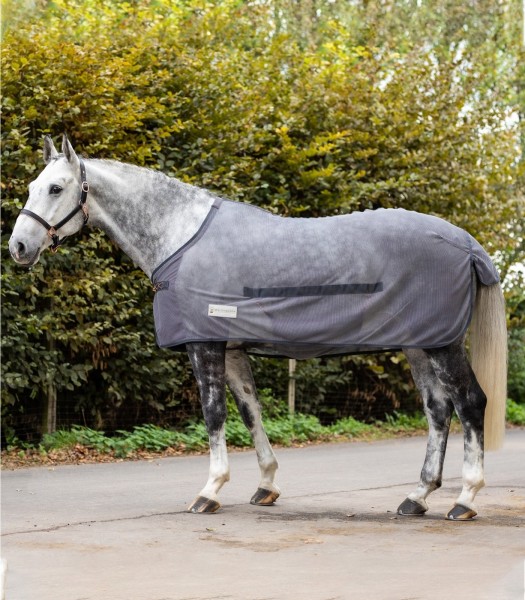 Comfort Fliegendecke mit Bauchlatz grau 125cm