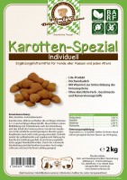 Karotten Leckerlie für Nagetiere