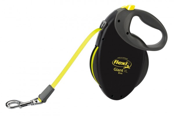 flexi GIANT Gurt schwarz / neon Gurt Länge: 8 m