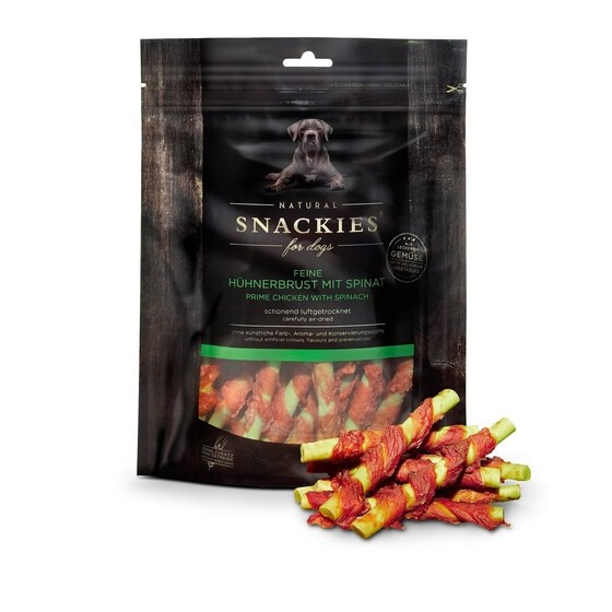 Snackies Feine Hühnerbrust mit Spinat 180g