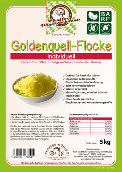 Pfeuffers Goldenquell Flocke 500g