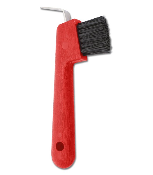 Hufkratzer Hoof-Pick-Brush rot