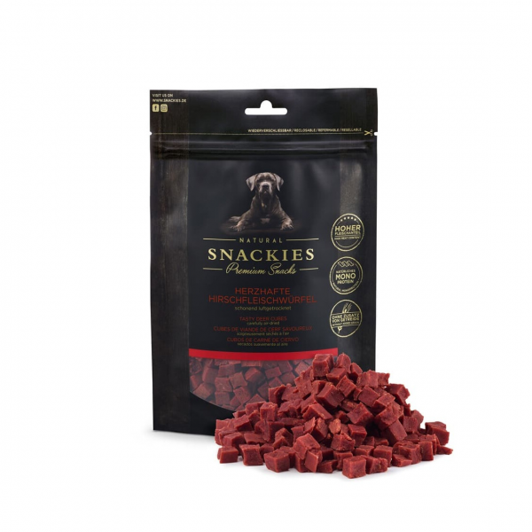Snackies Herzhafte Hirschfleischwürfel 170g