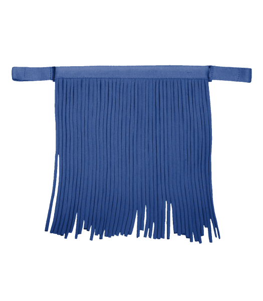 Fliegenfransen Salon, blau, Pony