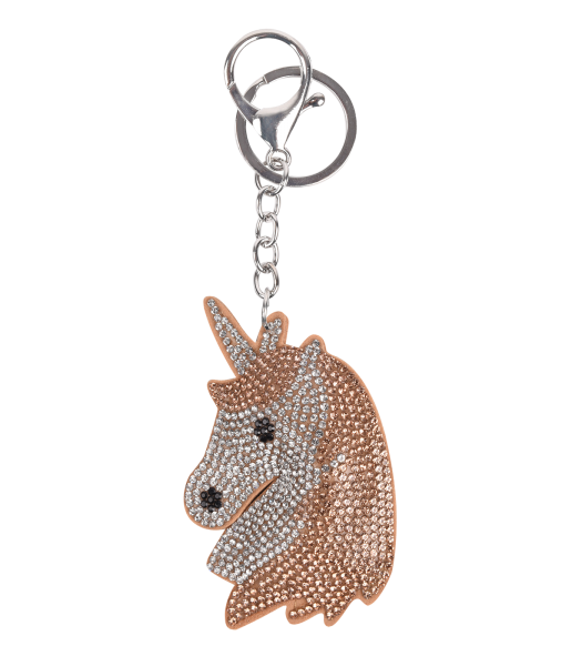 ANHÄNGER EINHORN KOPF gold-/silberfarben