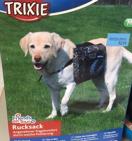 Trixie Rucksack für Hunde Gr. M 23x15cm
