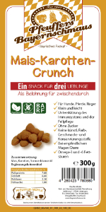 Mais Karotten Crunch Hundeleckerli glutenfrei