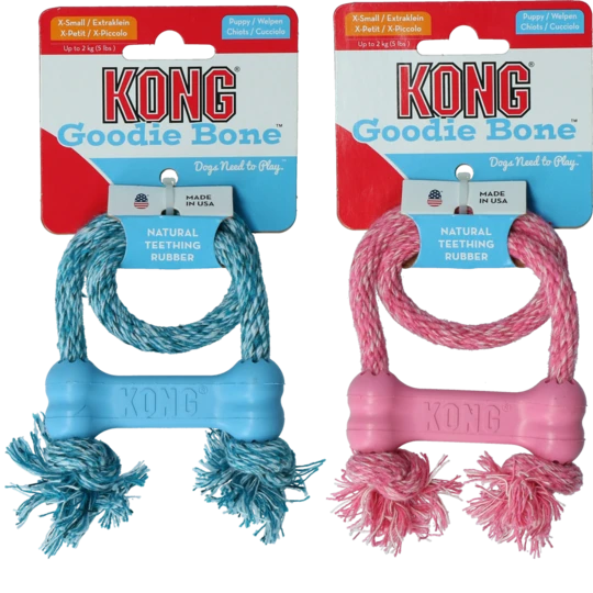 KONG Puppy Goodie Bone mit Seil XS EU