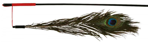 Trixie Spielangel mit Pfauenfeder 47 cm