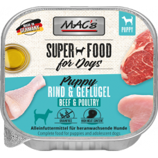 MAC´s Dog Schale Puppy Geflügel Herz & Leber 150g