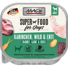 MAC´s Dog Schale Kaninchen, Wild & Ente 150g