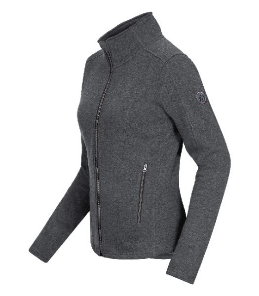 FLEECEJACKE ELBA asphalt Gr. M