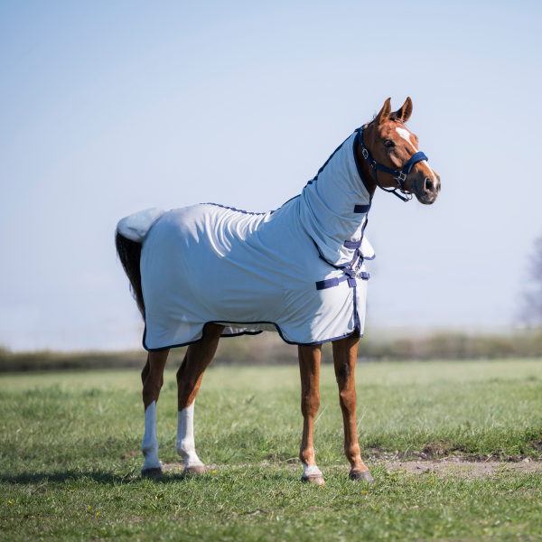 OUTDOOR-FLIEGENDECKE SUPERB Silber (navy) 135