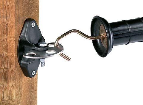 Torgriffisolator Vario schwarz 2 Stk