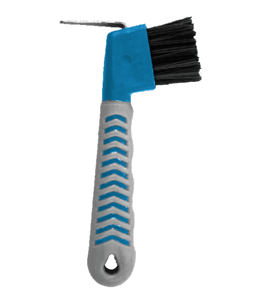 HOOF-PICK Hufkratzer GRIPPY azurblau/grau