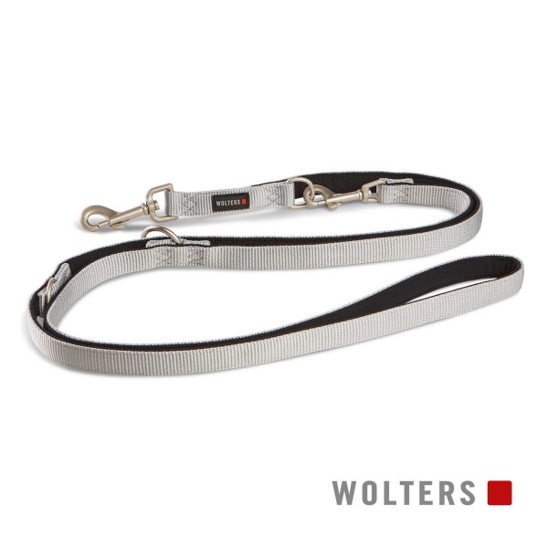 WOLTERS Führleine Profes Com200cmx10mm silber/grau