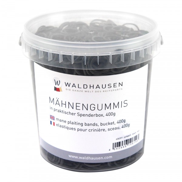 MÄHNENGUMMIS IM EIMER schwarz 400 G